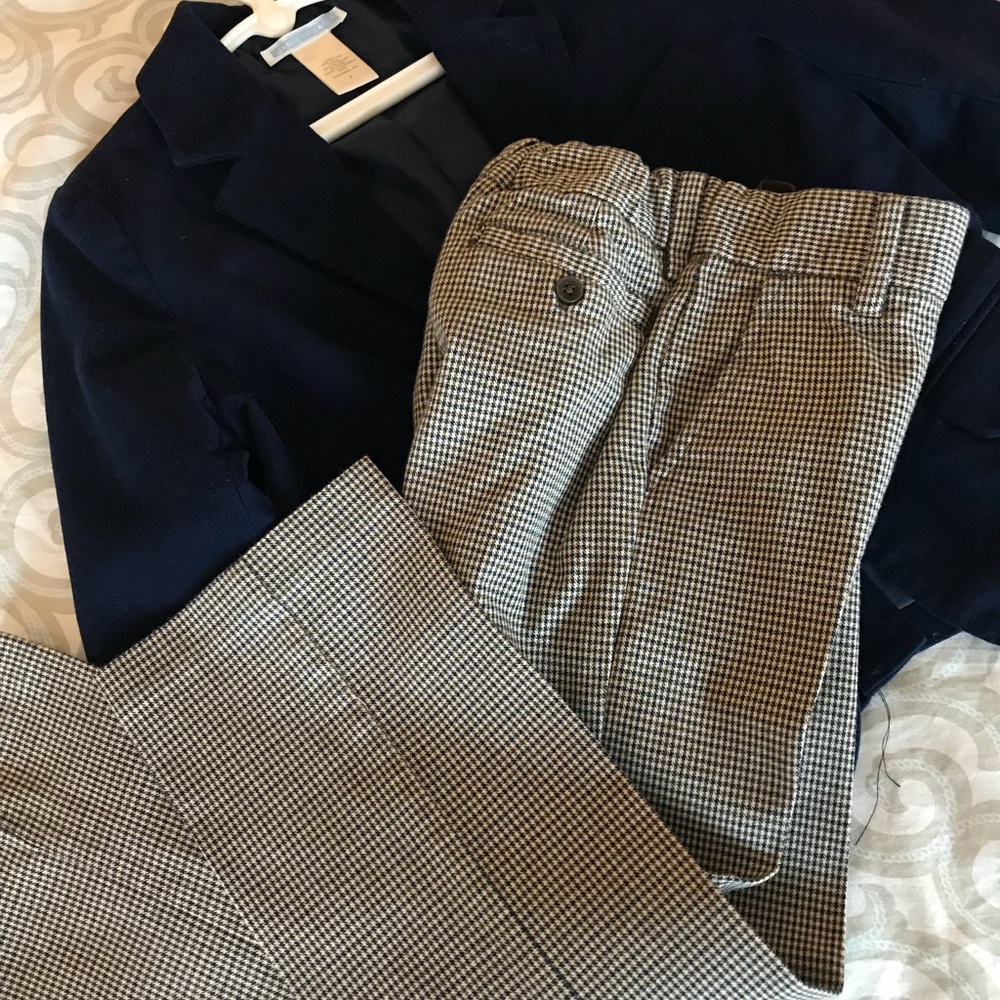 Janie and jack houndstooth pants boys size 5